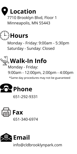 Brooklyn Park Hours & Location