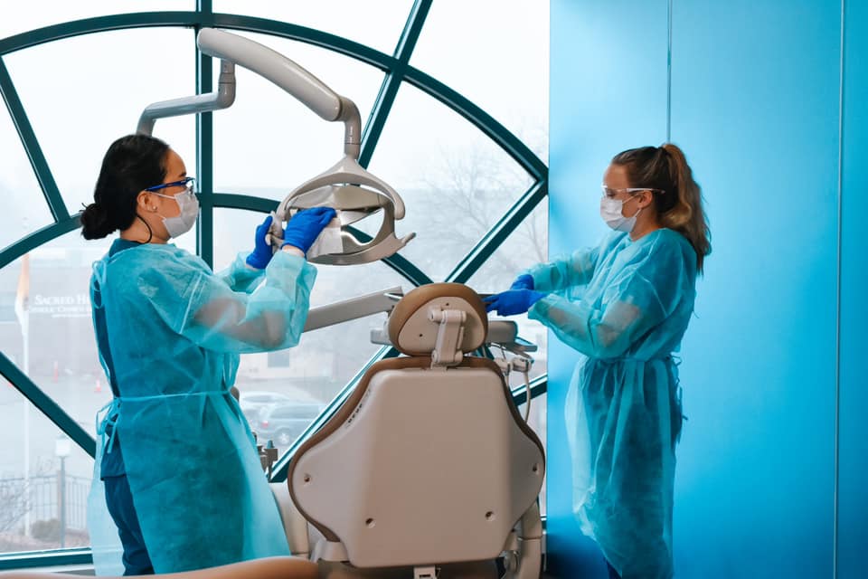 Clear Lakes Dental team providing patient care